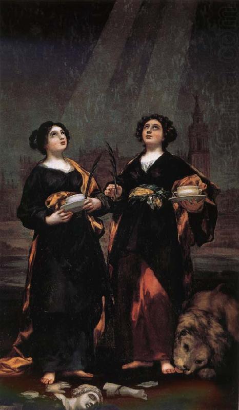 Francisco Goya Saints Justa and Rufina china oil painting image